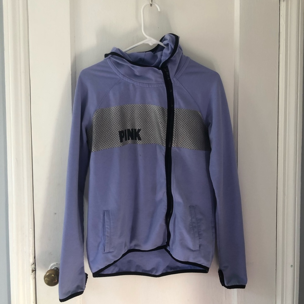 Purple Zipper Sweater